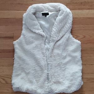 Faux fur vest